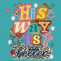 His Way T10-003 - Adult Cooling Performance Long Sleeve Tee Design