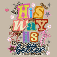 His Way T10-003 - Adult Softstyle ® T Shirt Design