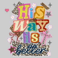 His Way T10-003 - Heavy Blend Crewneck Sweatshirt Design
