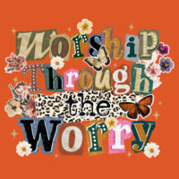 Worship Through the Worry-T10-008 - Adult Cooling Performance Long Sleeve Tee Design