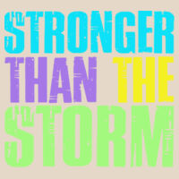 Stronger Than The Storm- T10-010 - Youth Heavy Cotton 100% Cotton T Shirt Design