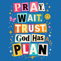 Pray Wait T10-060 - Heavy Blend Crewneck Sweatshirt Design