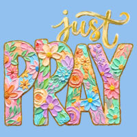 Just Pray T10-014 - Adult Cooling Performance Long Sleeve Tee Design