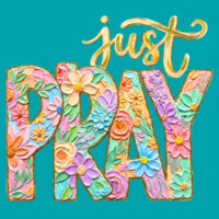 Just Pray T10-014 - Youth Heavy Cotton 100% Cotton T Shirt Design
