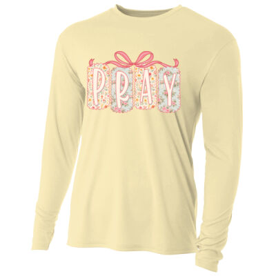 Pray T10-001 - Adult Cooling Performance Long Sleeve Tee Thumbnail