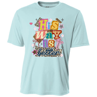 His Way T10-003 - Adult Cooling Performance Short Sleeve Tee Thumbnail