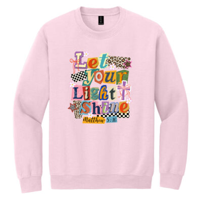 Let Your Light Shine T10-005 - Heavy Blend Crewneck Sweatshirt Thumbnail
