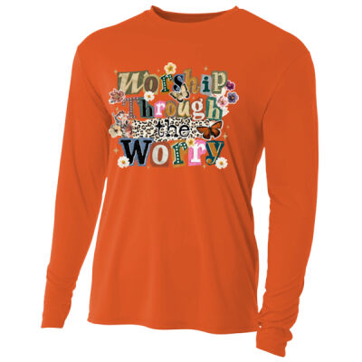 Worship Through the Worry-T10-008 - Adult Cooling Performance Long Sleeve Tee Thumbnail