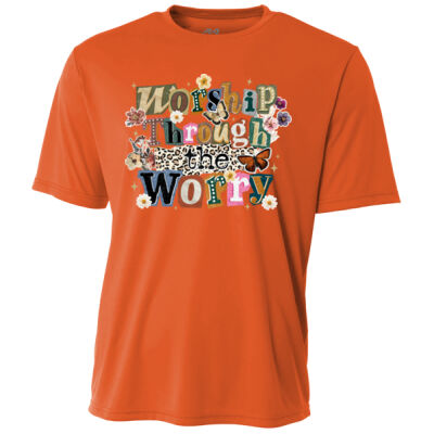 Worship Through the Worry-T10-008 - Adult Cooling Performance Short Sleeve Tee Thumbnail