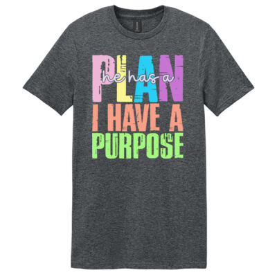 He has a plan-T10-011 - Adult Softstyle ® T Shirt Thumbnail