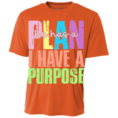 He has a plan-T10-011 - Youth Cooling Performance Short Sleeve Tee Thumbnail