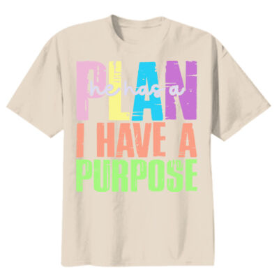 He has a plan-T10-011 - Youth Heavy Cotton 100% Cotton T Shirt Thumbnail