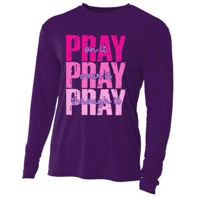 Pray T10-012 - Adult Cooling Performance Long Sleeve Tee Thumbnail