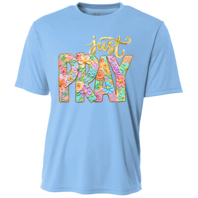 Just Pray T10-014 - Youth Cooling Performance Short Sleeve Tee Thumbnail