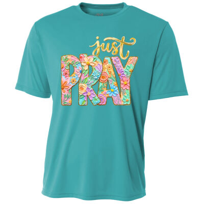 Just Pray T10-014 - Adult Cooling Performance Short Sleeve Tee Thumbnail